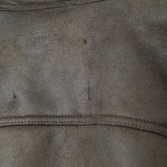 Abercrombie & Fitch Men's Relaxed Vegan Suede Lined Jacket XL - Picture 12 of 12